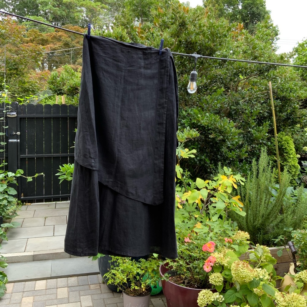 Bryn Walker linen maxi skirt (4)